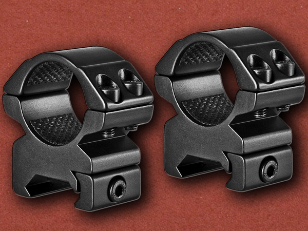 [Hawke] 25mm (1") Medium Picatinny Scope Mounts 20mm (x2 Pack)